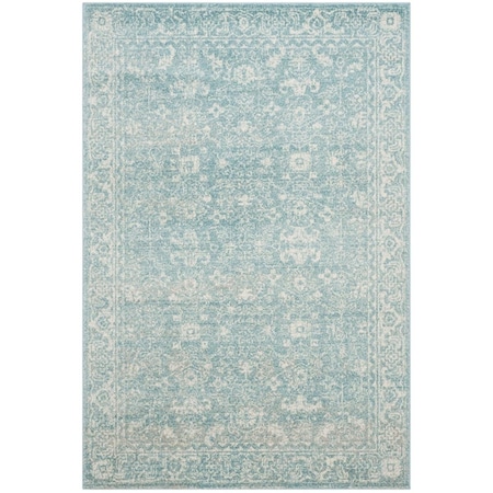 Safavieh 2 x 5 ft. x 2 in. Bohemian Evoke Power Loom Area Rug Light Blue & Ivory EVK270D-25